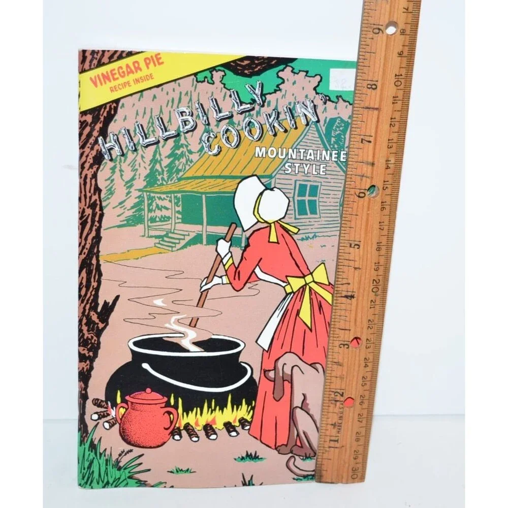 Hillbilly Cookin Mountaineer Style Vtg PB Cookbook 1968 Recipe Fried Rabbit etc.